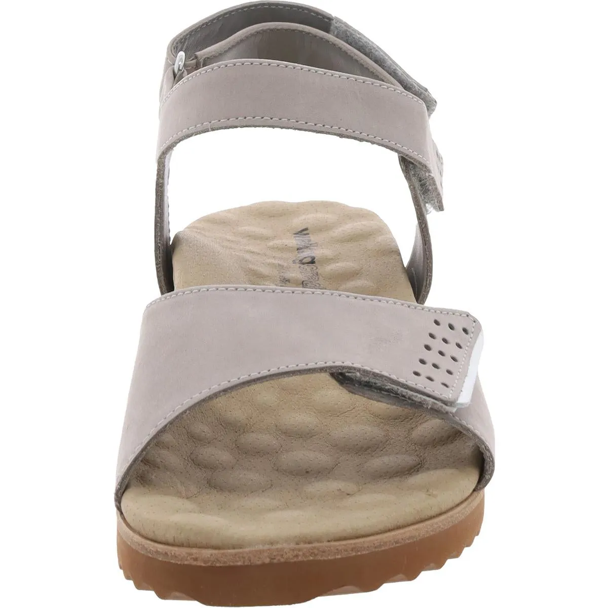 Heather Womens Adjustable Leather Slingback Sandals