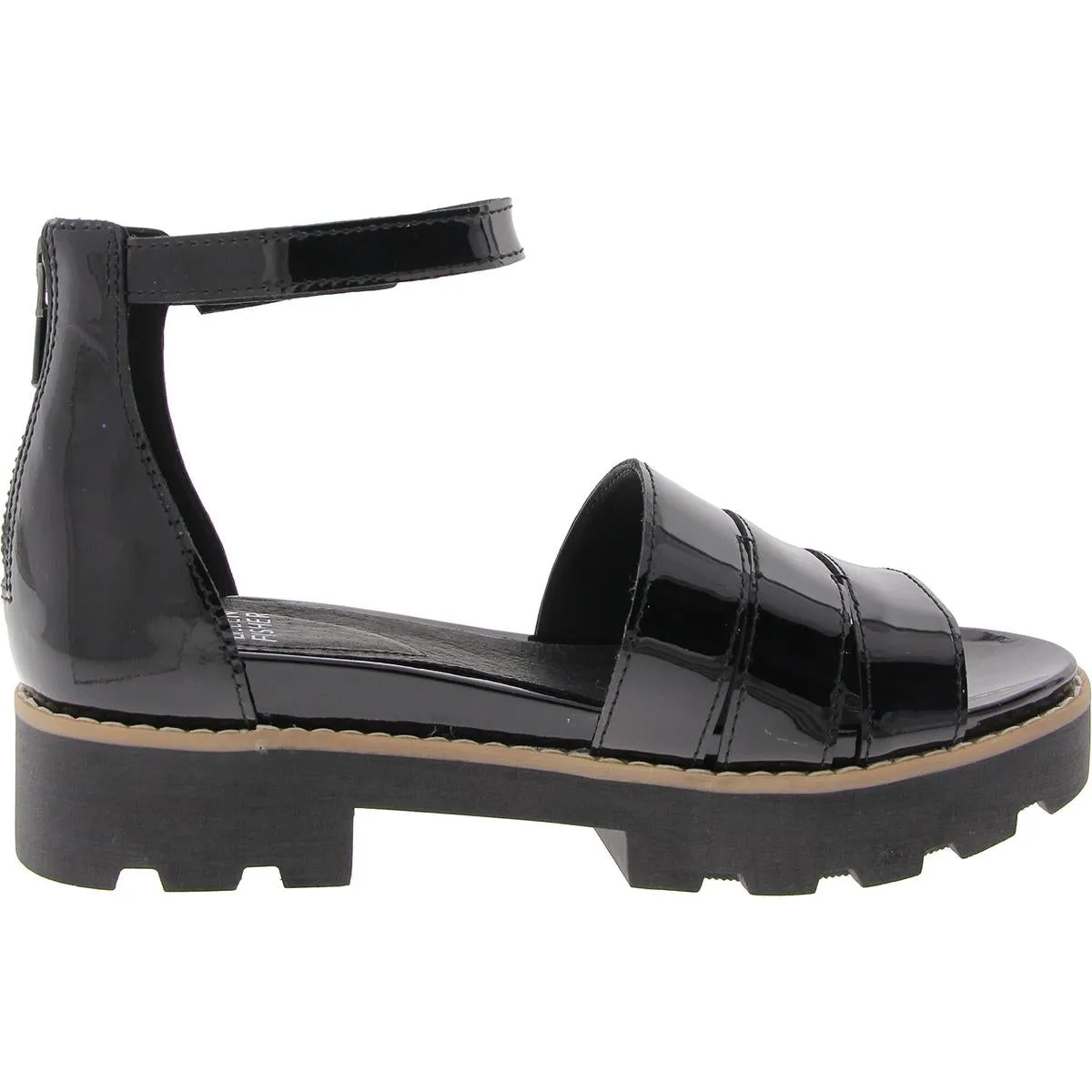 HEIR  Womens Zipper Manmade Ankle Strap