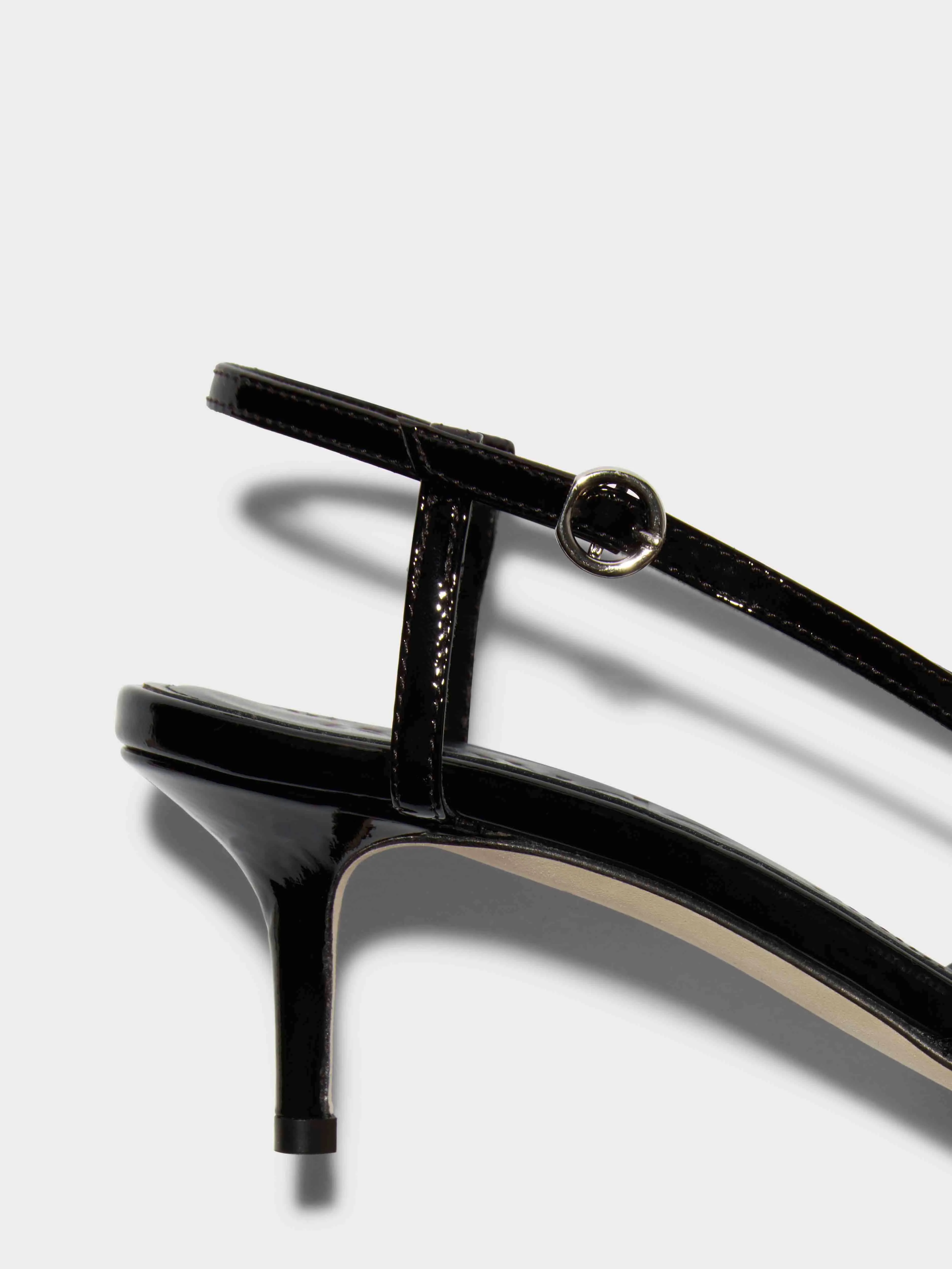 Helit Leather Slingback Pumps