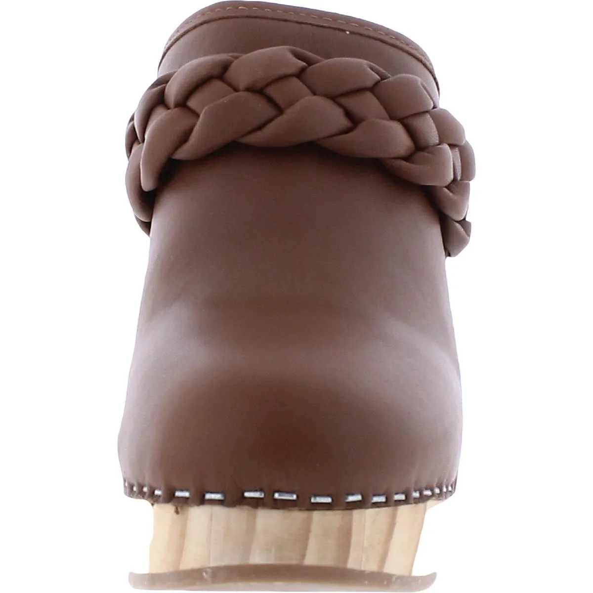 Hila Womens Leather Slip On Clogs