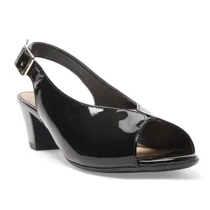 Hilda Heel in Black Patent