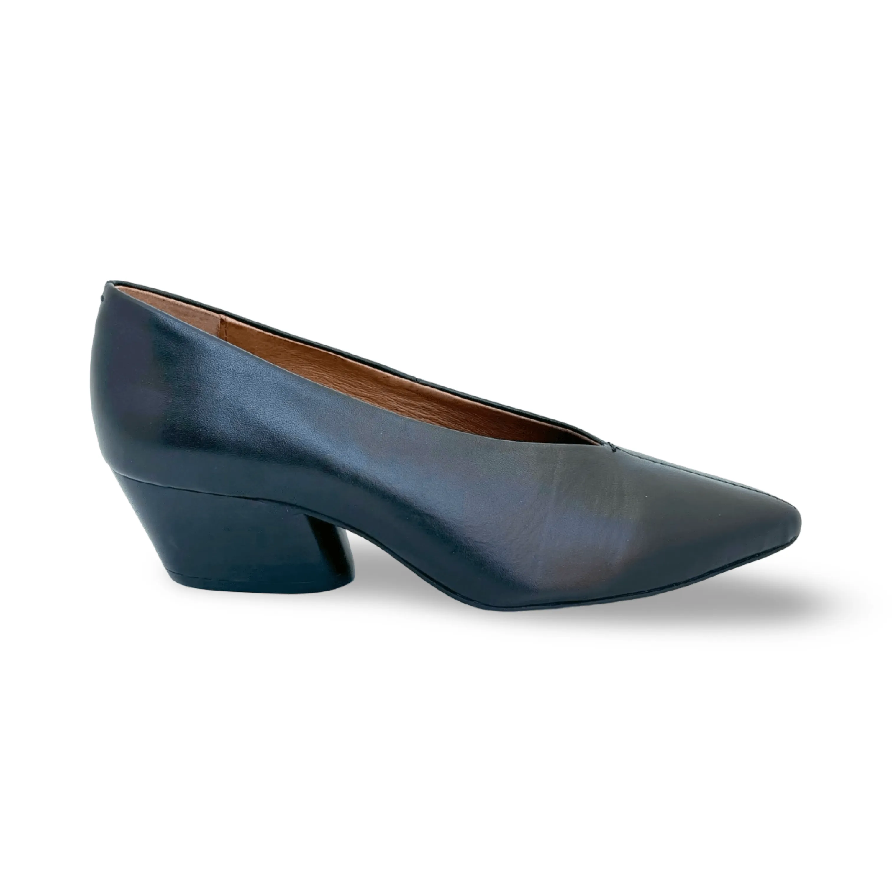 Holly Black Block Heel