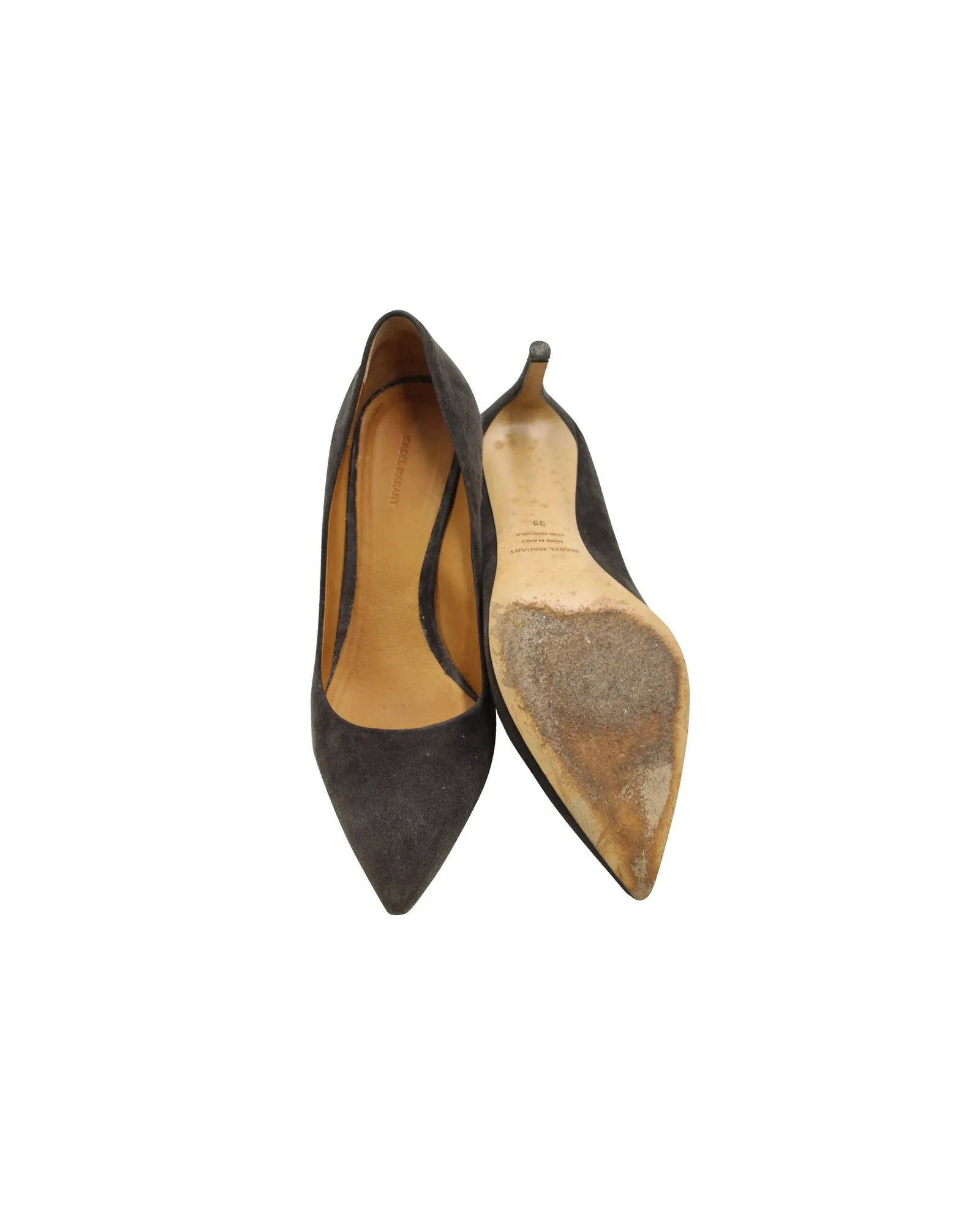 Isabel Marant Classic Pumps in Grey Suede