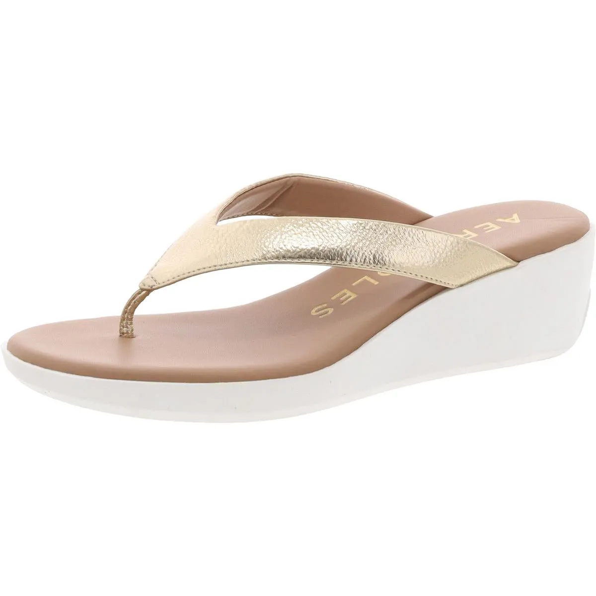 Isha Womens thong Wedge Thong Sandals