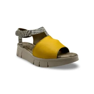 ISLA Yellow Print Sandal