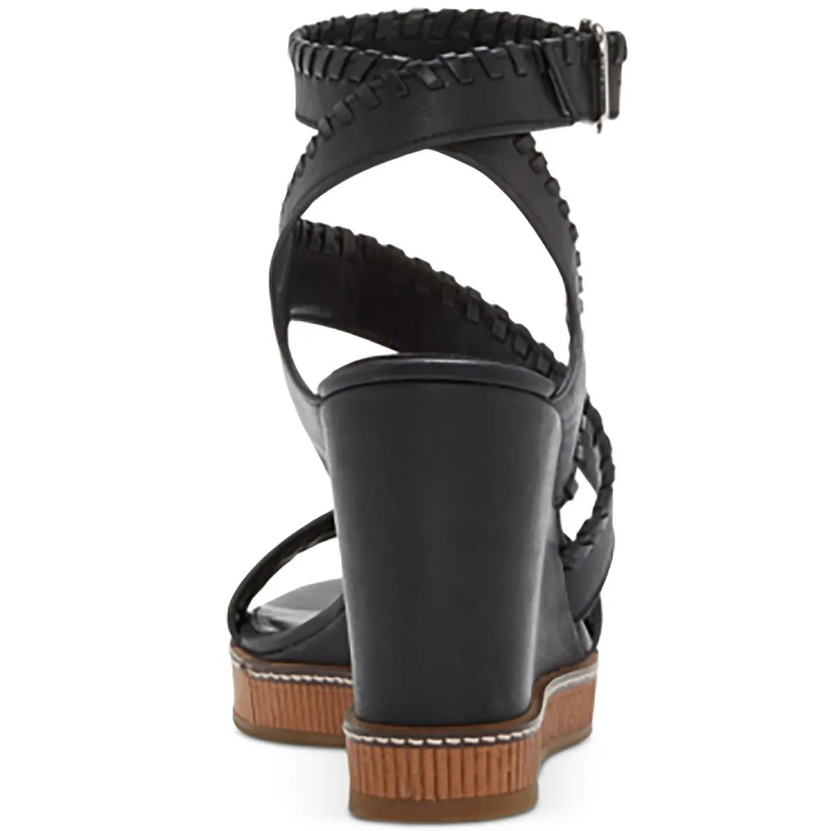 Ivanta Womens Leather Platform Wedges