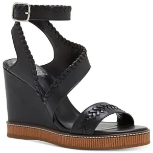 Ivanta Womens Leather Platform Wedges