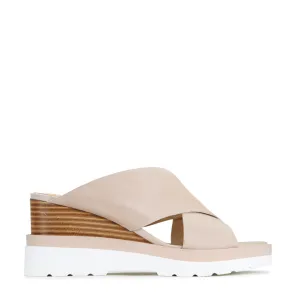 JADY LEATHER CROSSOVER SANDAL
