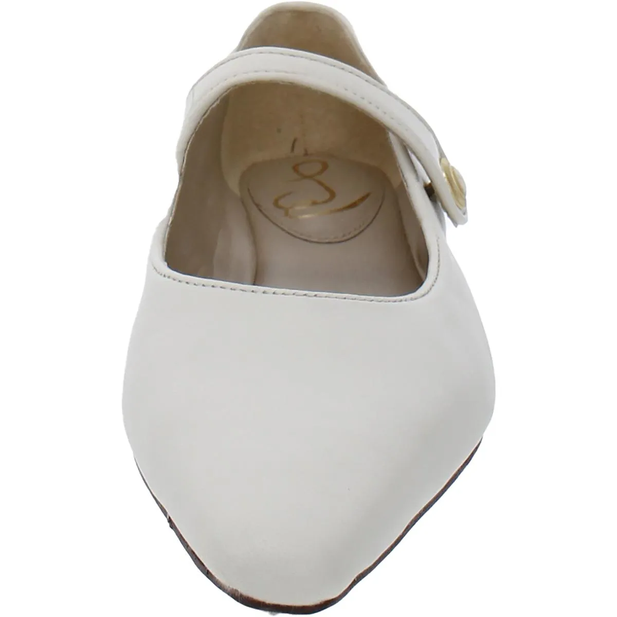 Jene Womens Solid Pointed Toe Mary Janes