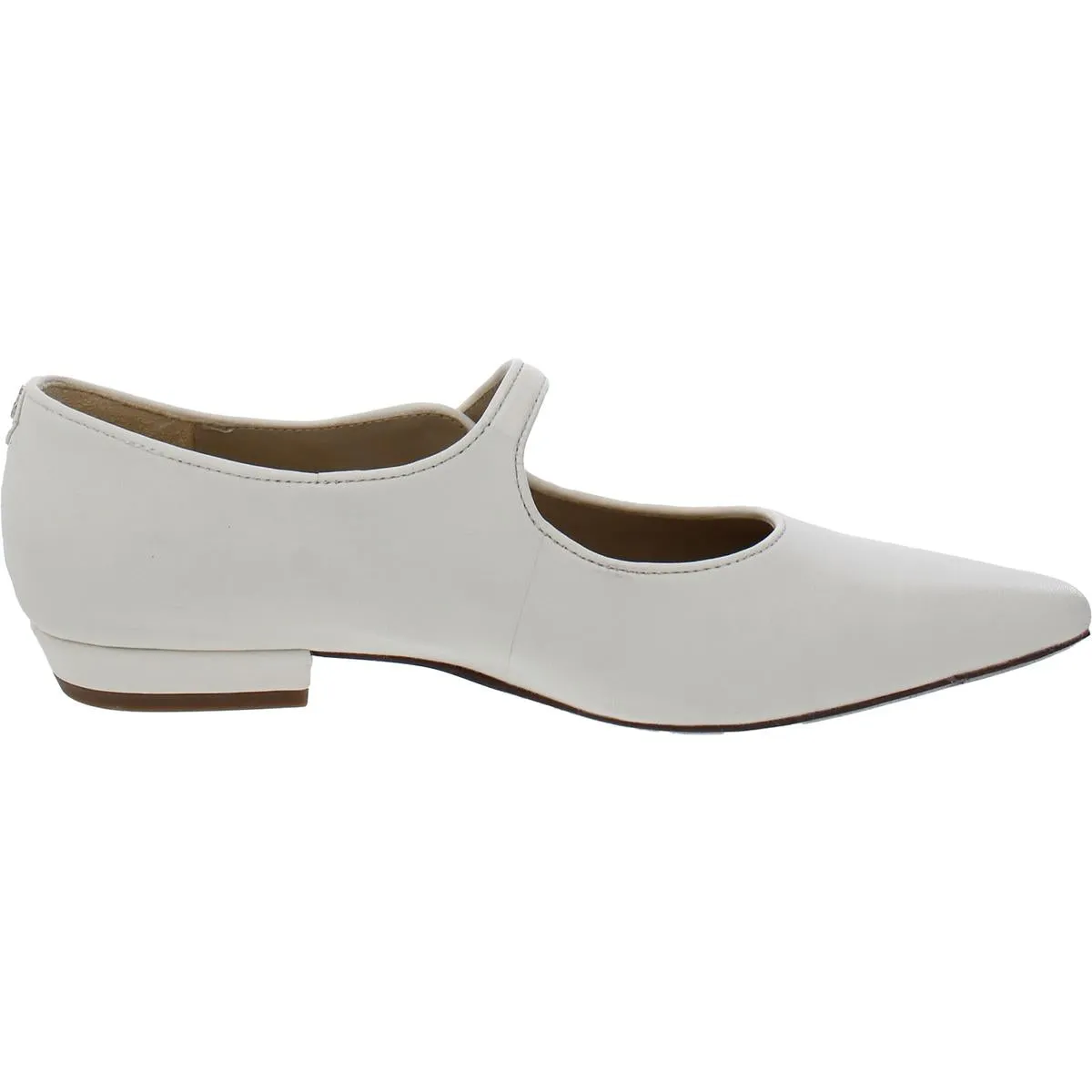 Jene Womens Solid Pointed Toe Mary Janes