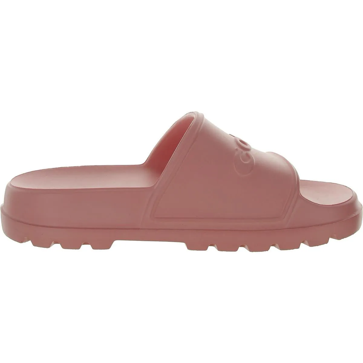Jesse Womens Slip On Lugged Sole Slide Sandals