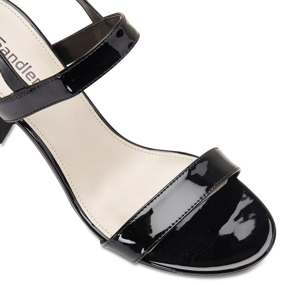 Jet Heel in Black Patent