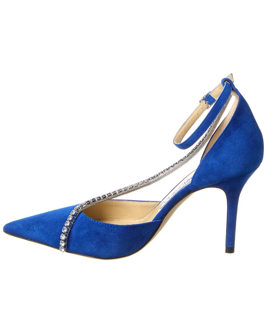 Jimmy Choo Talika 85 Suede Pump
