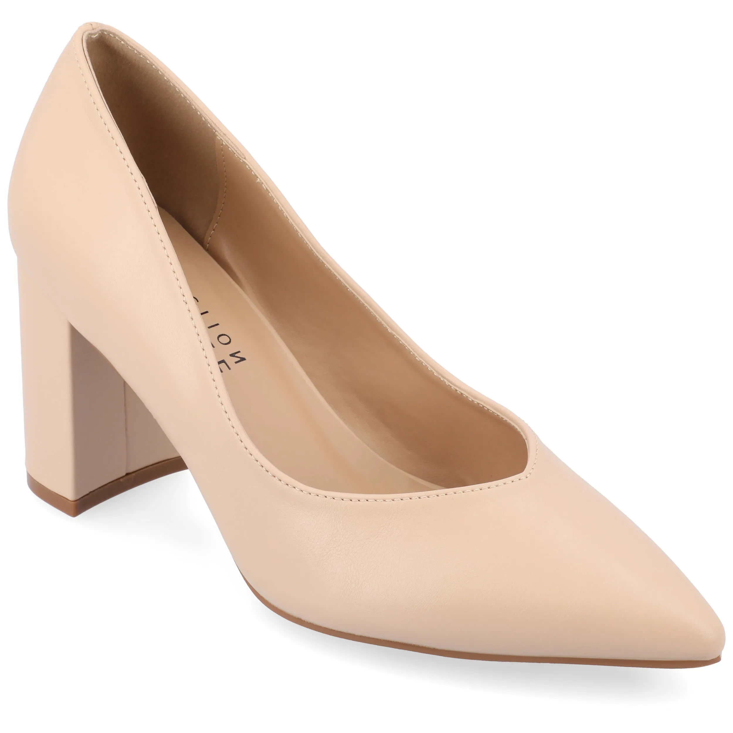 Journee Collection Women's SuperNatural Tru Comfort Foam SIMONNE Pumps Cool Shades