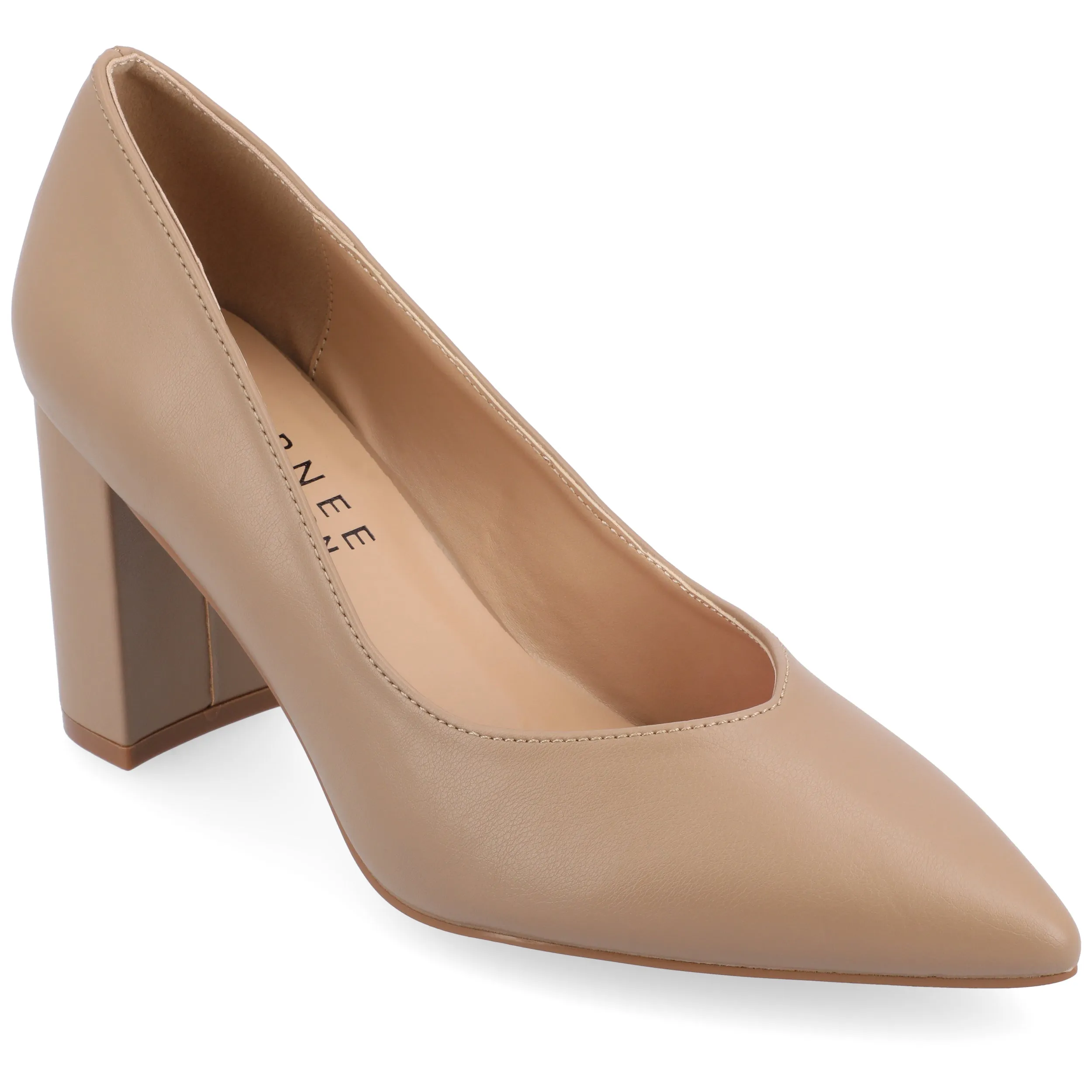 Journee Collection Women's SuperNatural Tru Comfort Foam SIMONNE Pumps Cool Shades