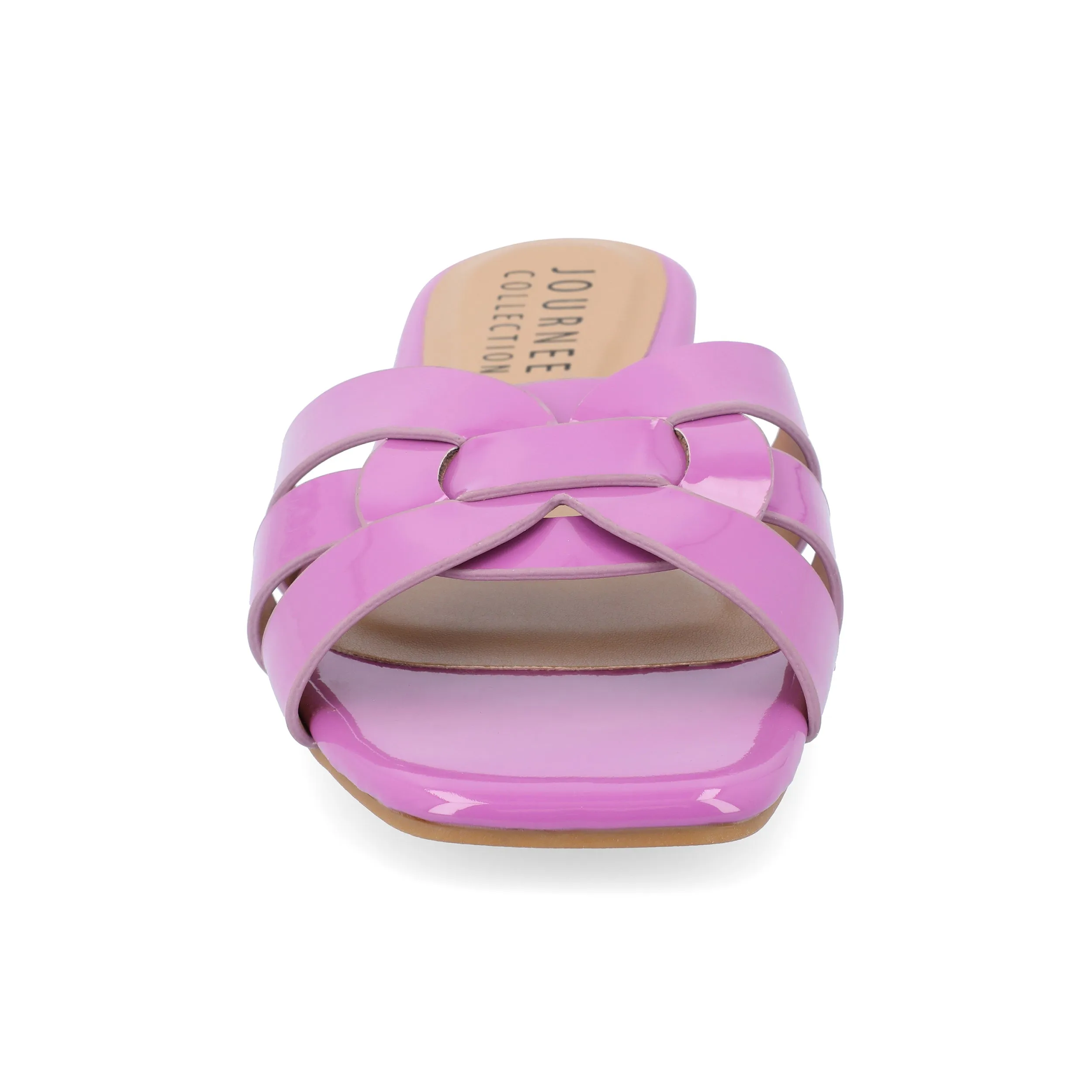 Journee Womens Arrina Wide Width Flat Sandals