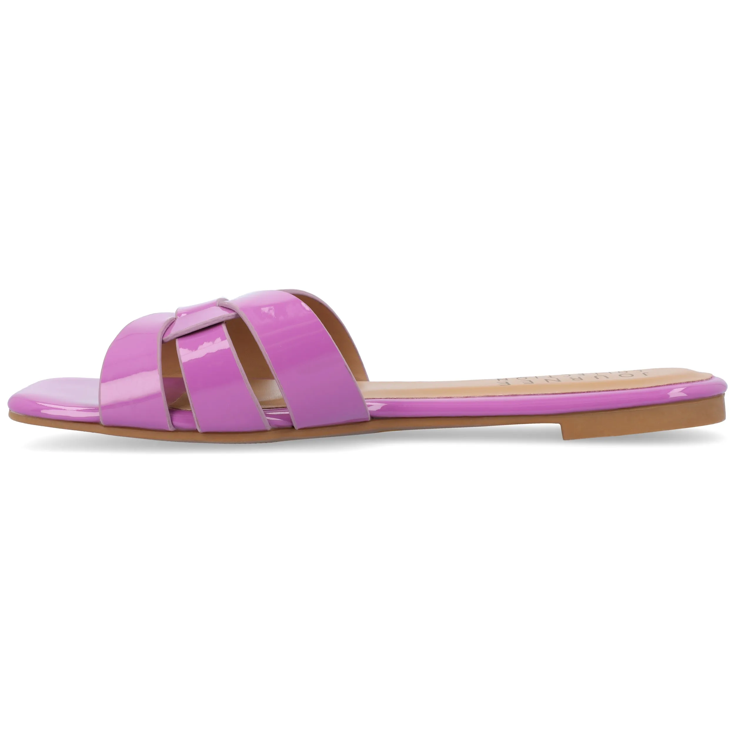 Journee Womens Arrina Wide Width Flat Sandals
