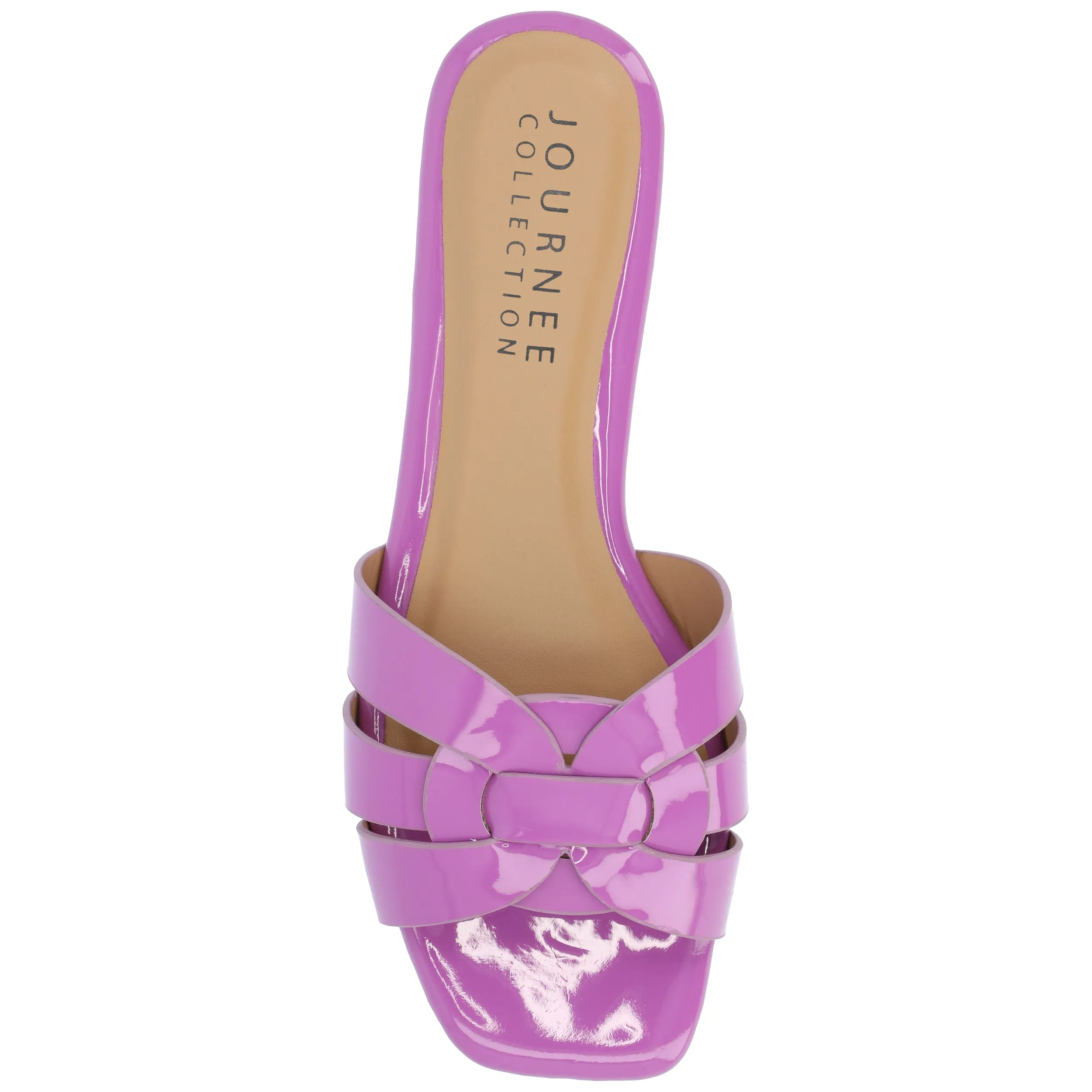 Journee Womens Arrina Wide Width Flat Sandals