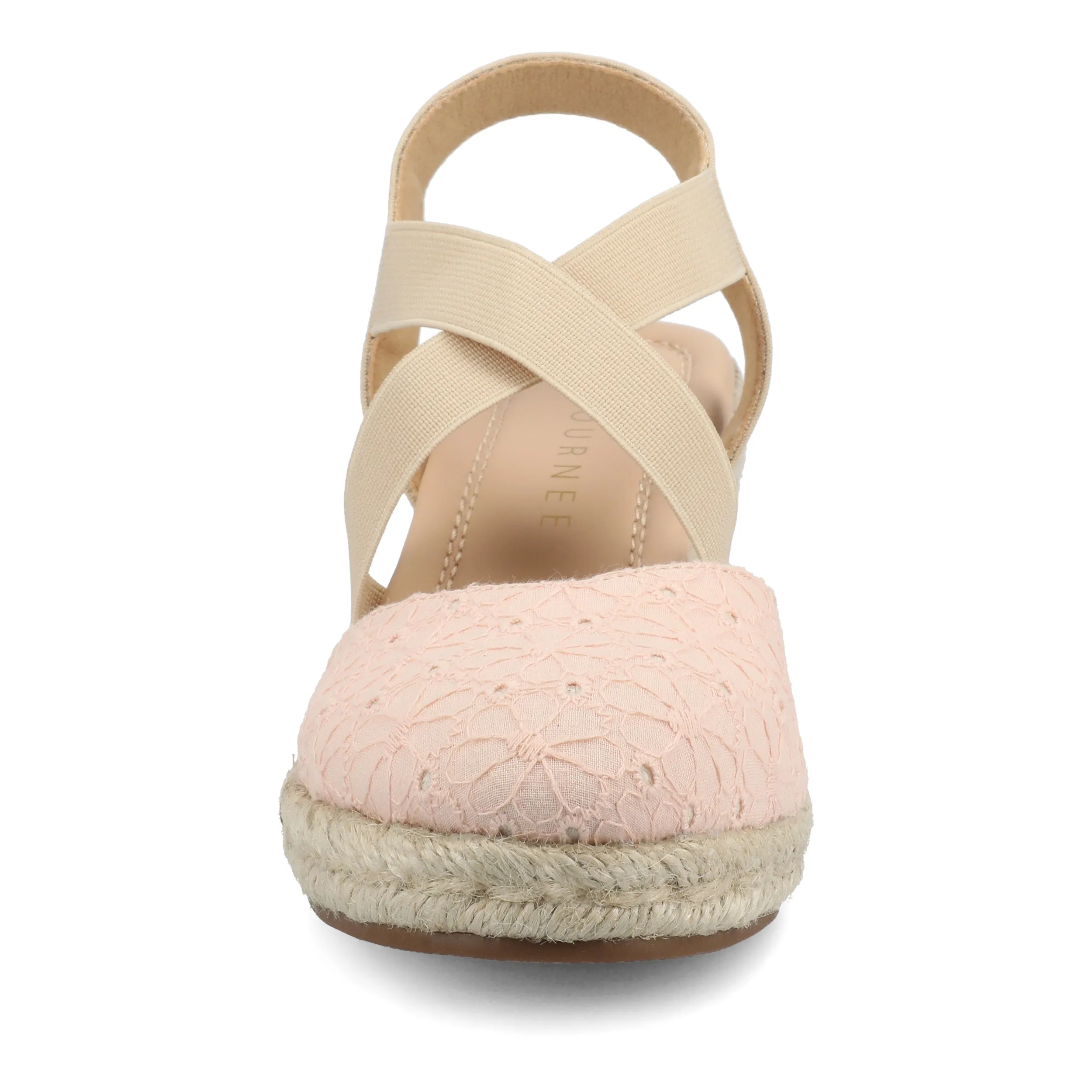 Journee Women's Ashlee Medium and Wide Width Espadrille Wedge Sandals