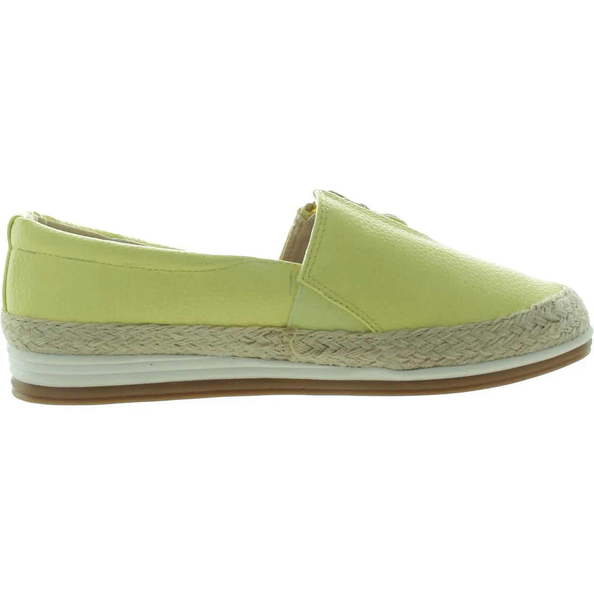 Joy Womens Zipper Faux Leather Loafers