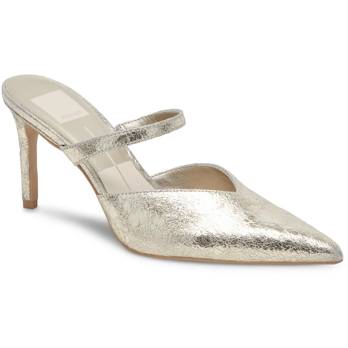 Kanika Womens Suede Pointed Toe Mules