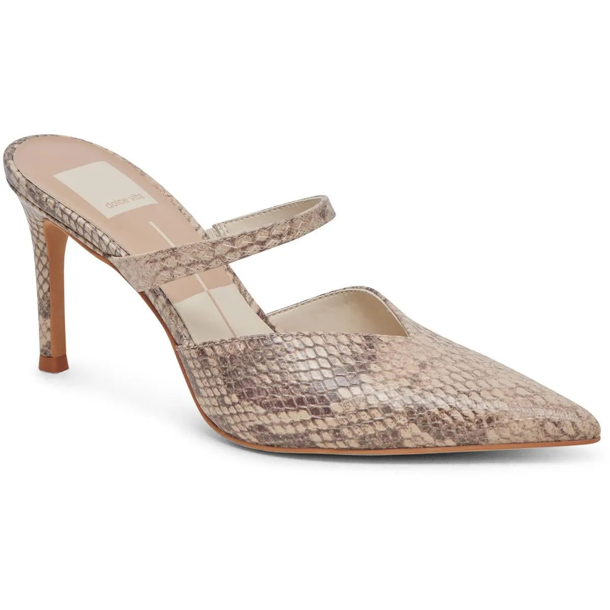 Kanika Womens Suede Pointed Toe Mules