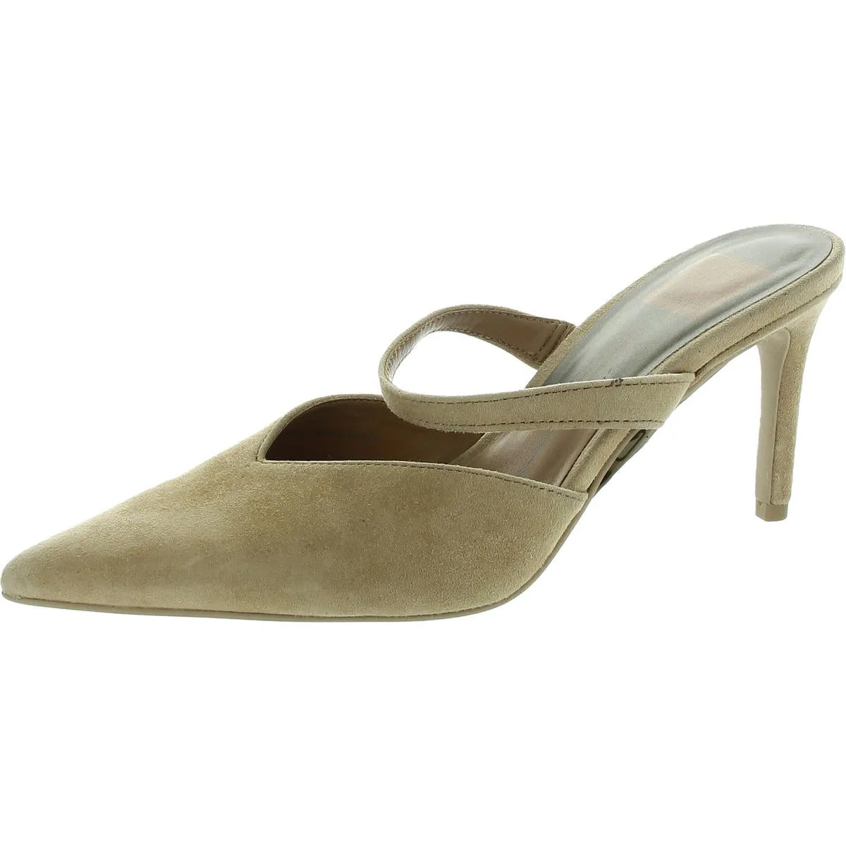 Kanika Womens Suede Pointed Toe Mules