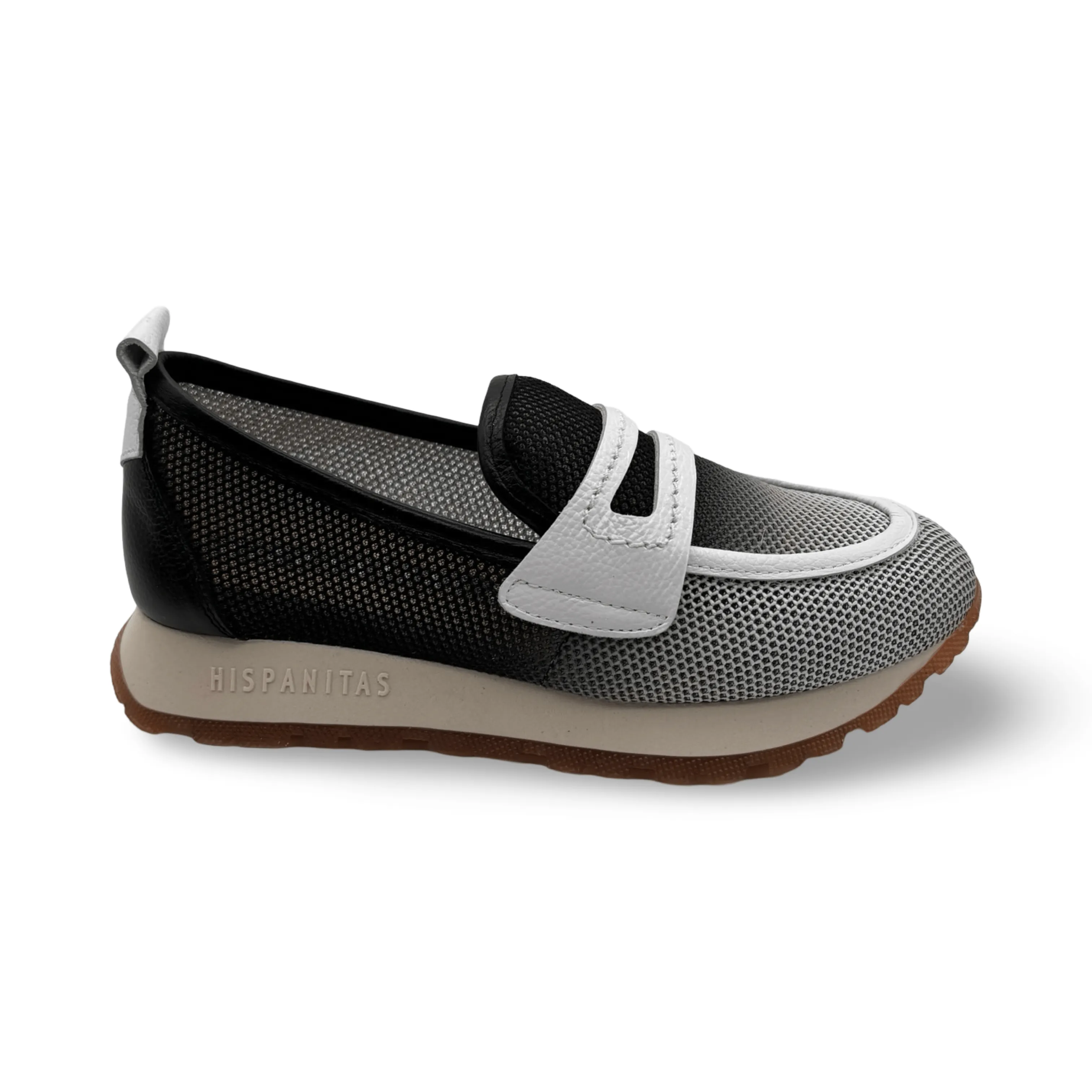 Kansas Black/Off White Sport Loafer