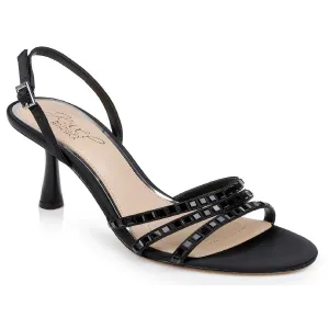 KATHRYN Womens Adjustable Faux Suede Slingback Heels