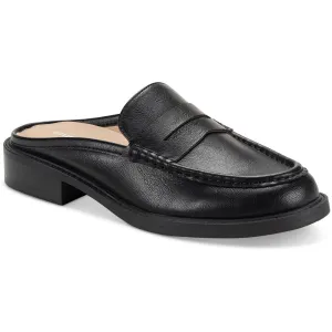 Katyaaa Womens Solid Faux Leather Loafers