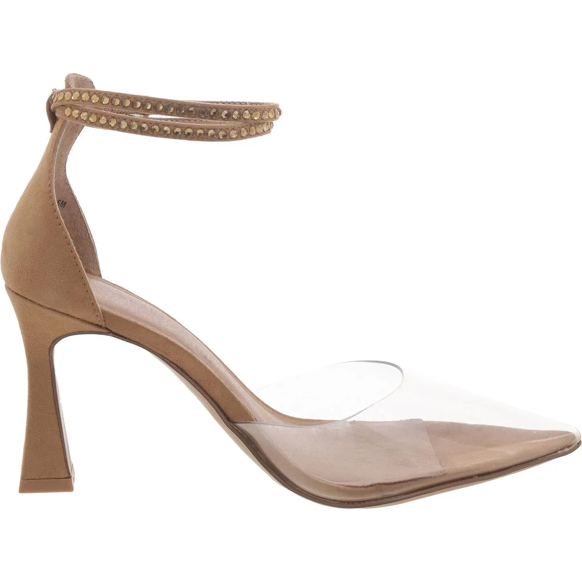 Keeva Womens Faux Suede Pumps Ankle Strap