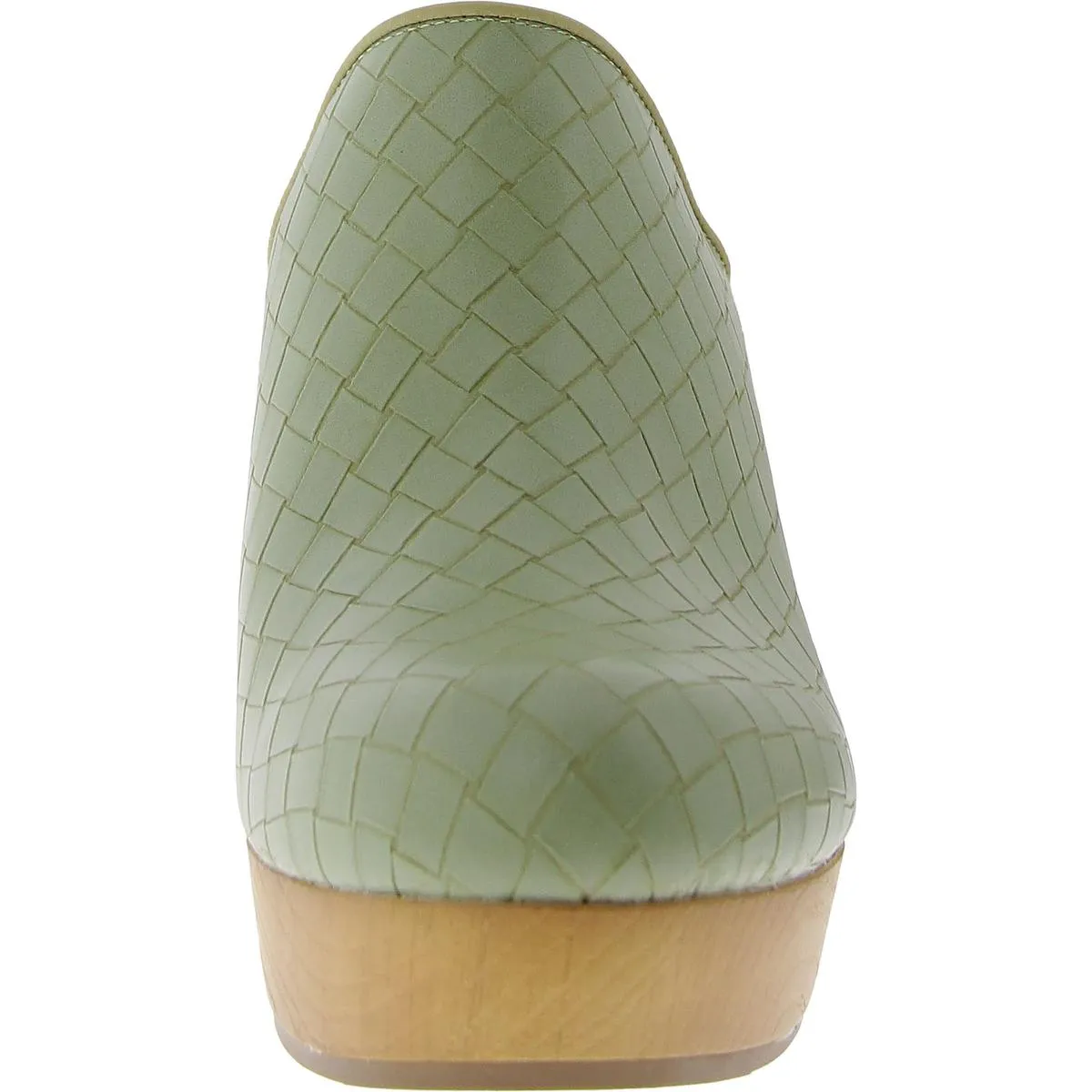 Kelsy Womens Faux Leathered Textured Clogs