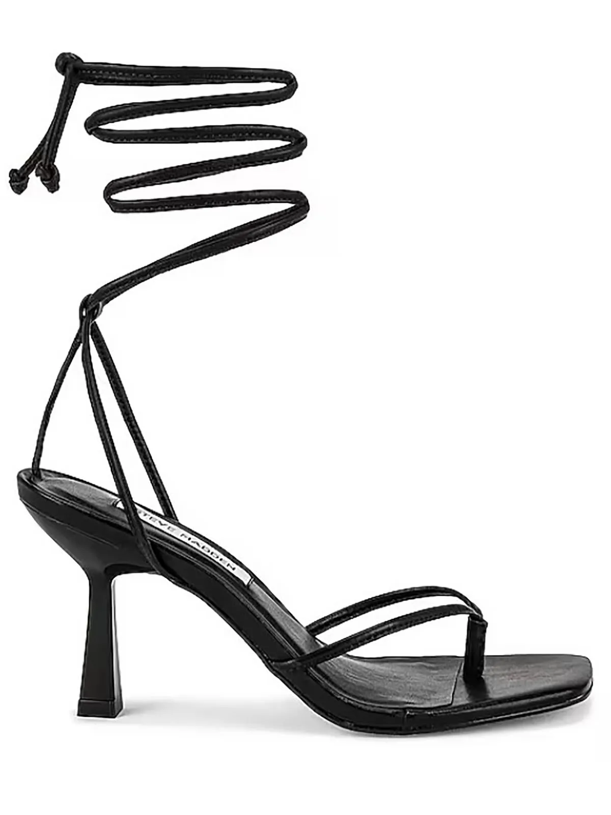 Khari  Womens Ankle Tie Thong Heels