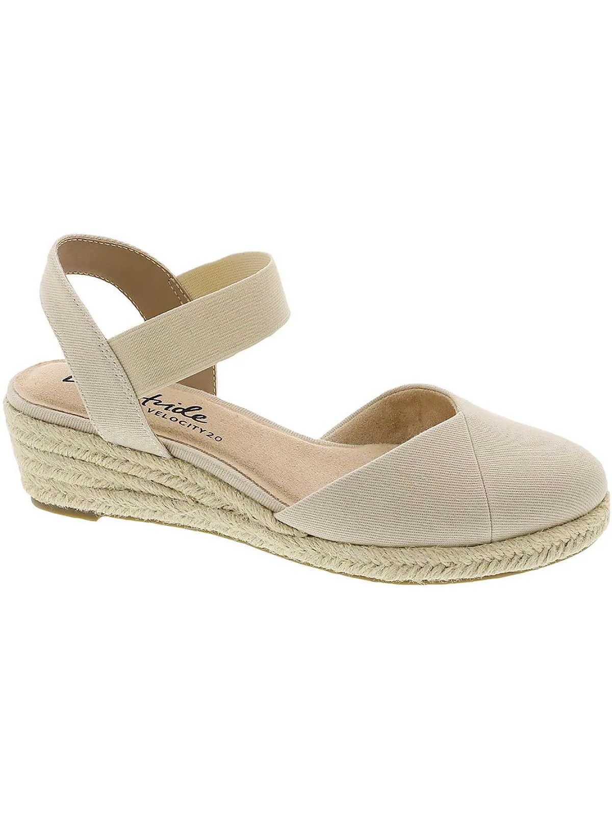 Kimmie Womens Ankle Strap Closed Toe Wedge Sandals