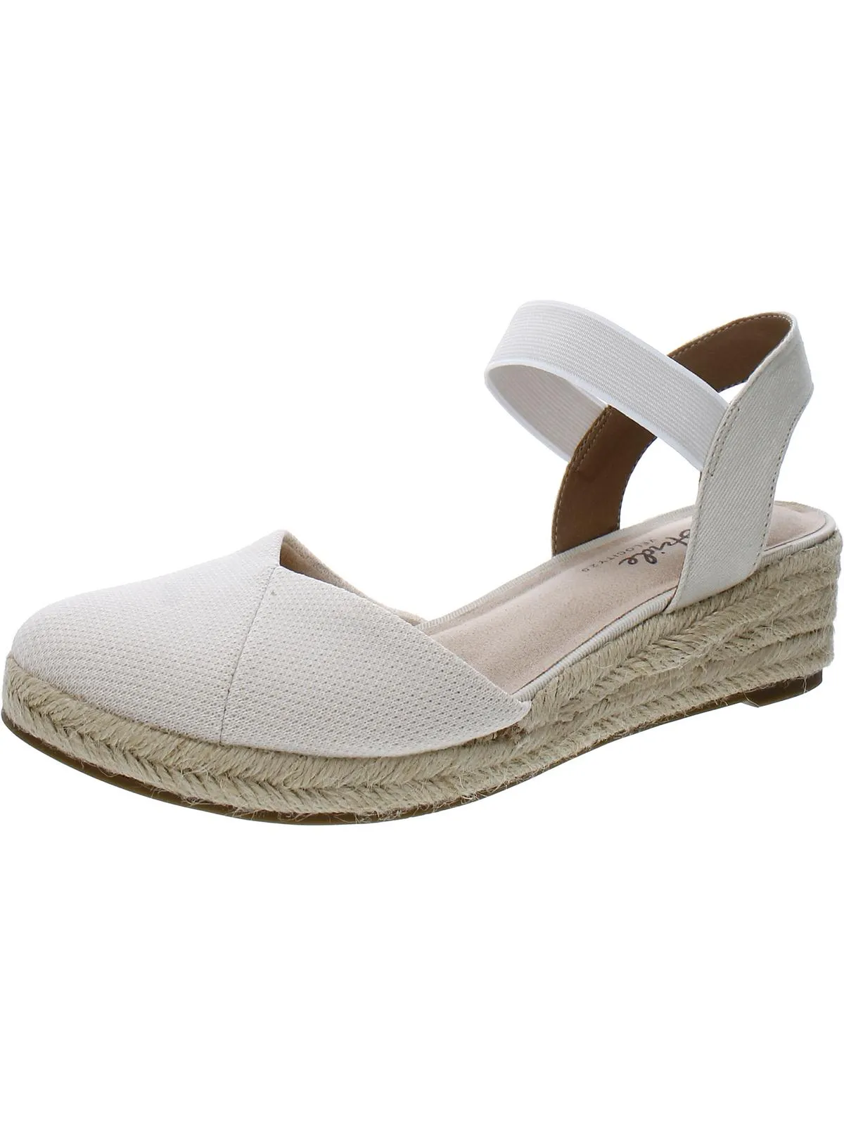 Kimmie Womens Ankle Strap Closed Toe Wedge Sandals