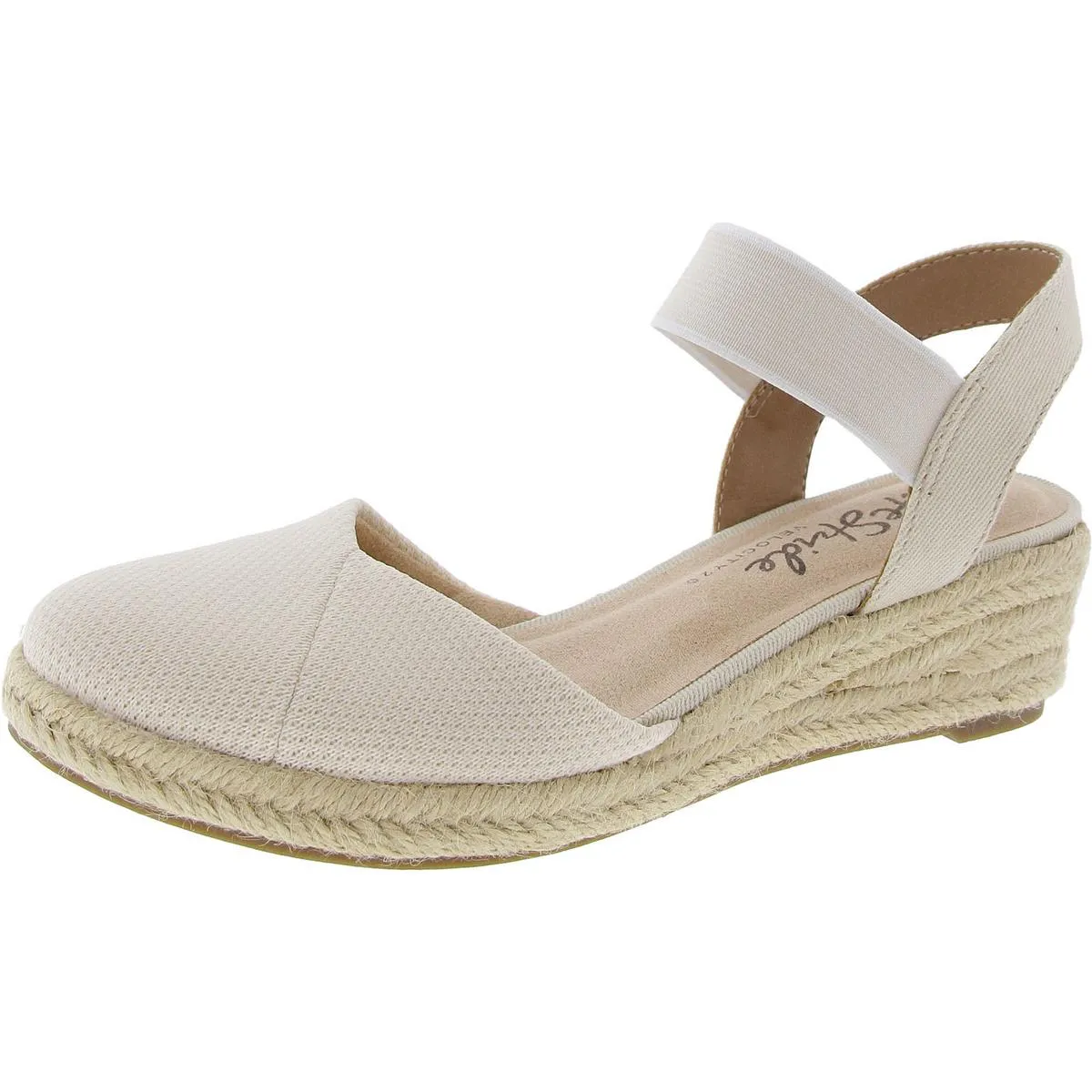 Kimmie Womens Ankle Strap Closed Toe Wedge Sandals