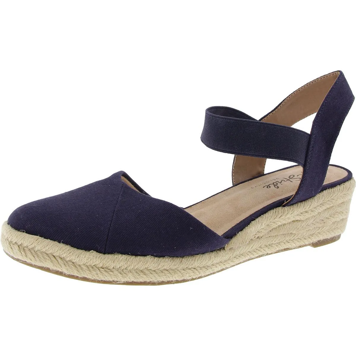 Kimmie Womens Ankle Strap Closed Toe Wedge Sandals