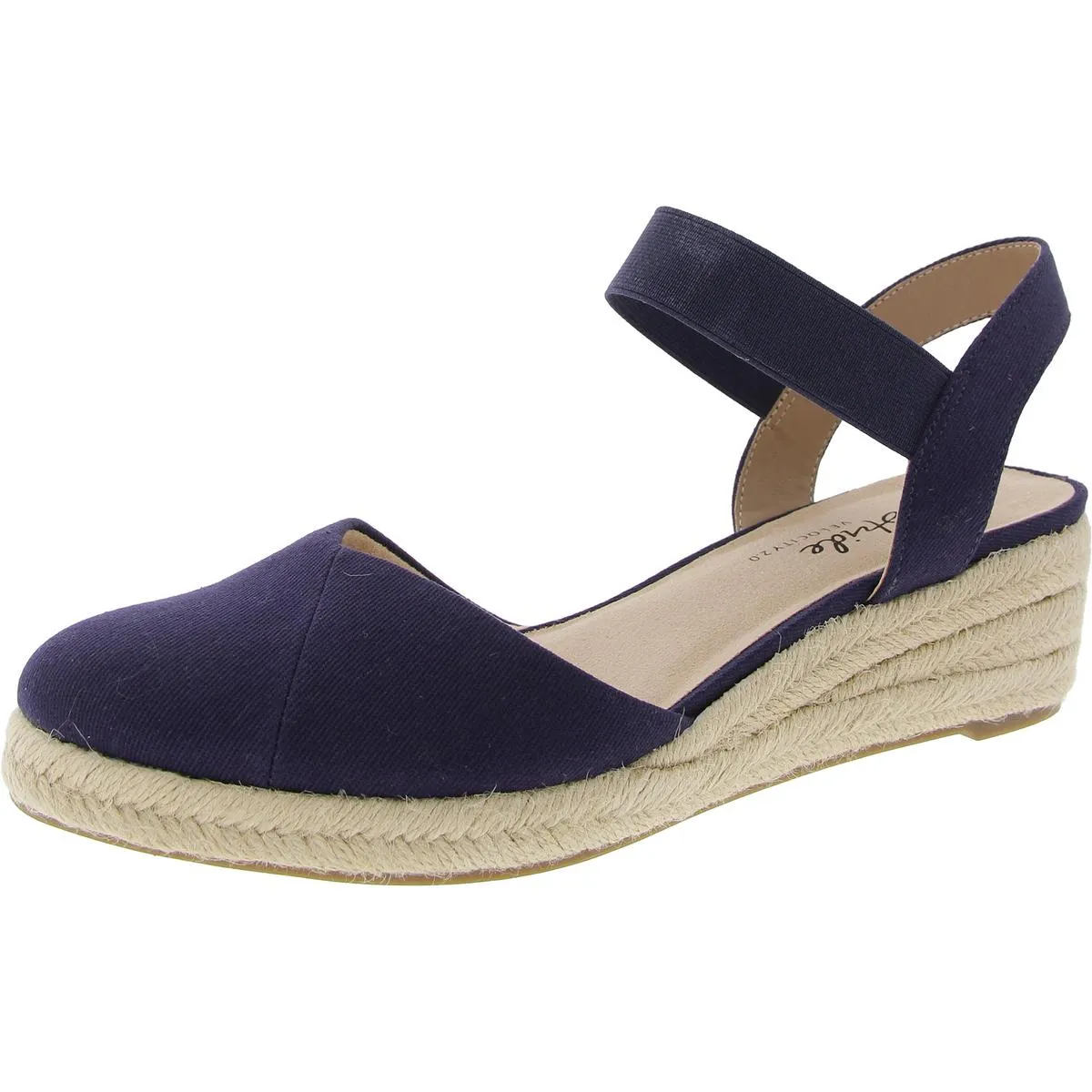 Kimmie Womens Ankle Strap Closed Toe Wedge Sandals