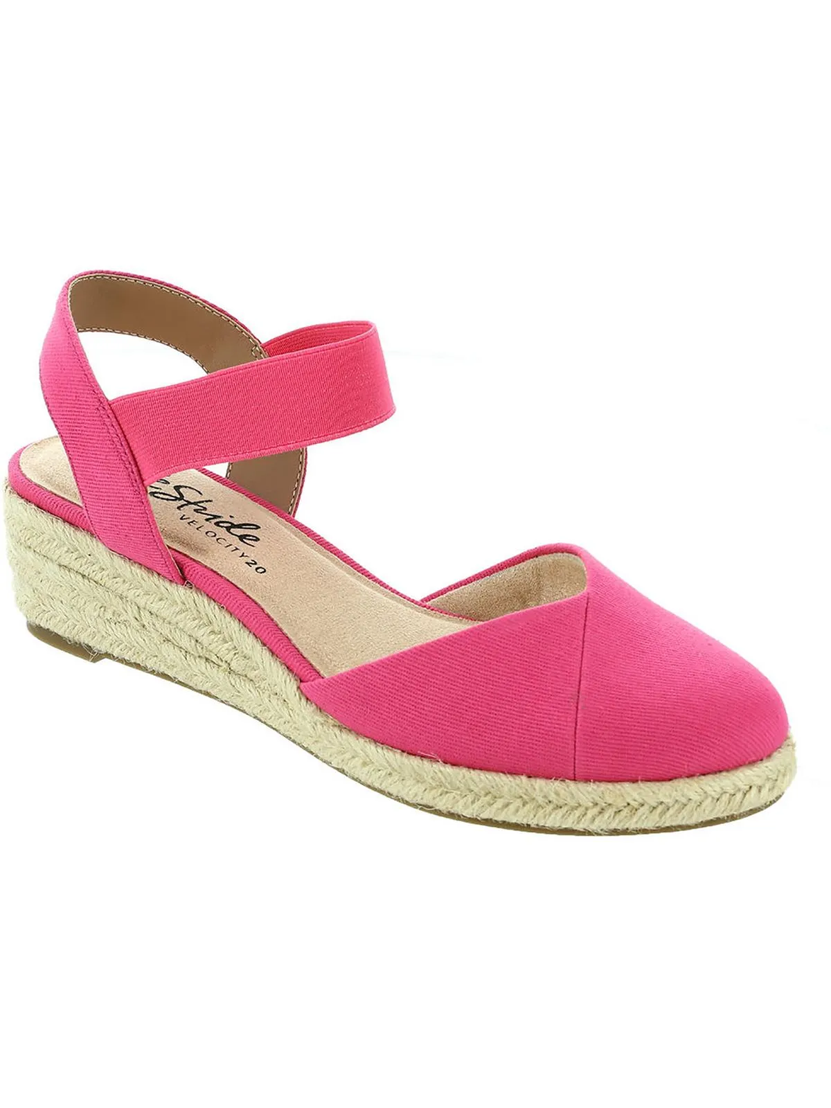 Kimmie Womens Ankle Strap Closed Toe Wedge Sandals