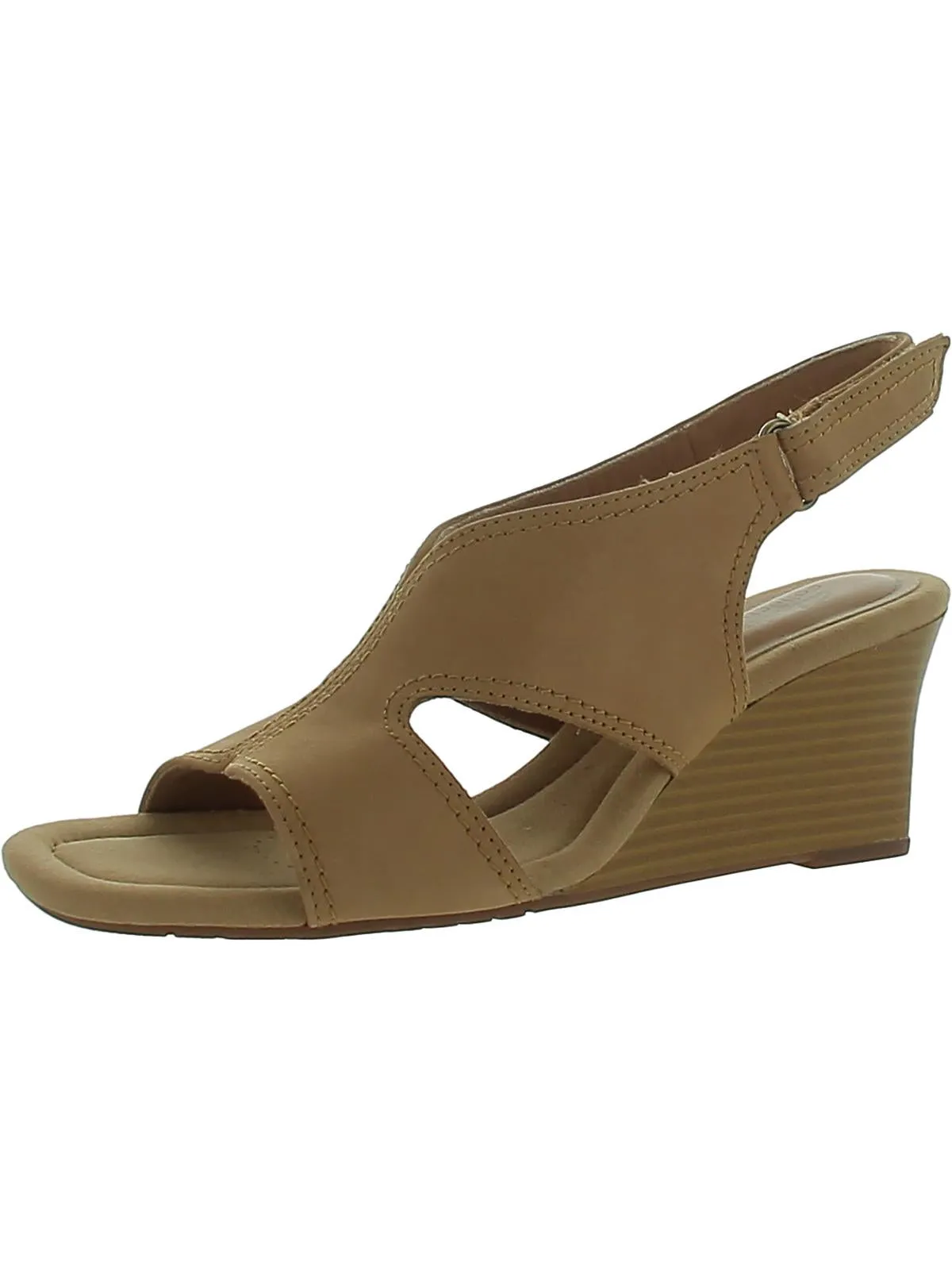 Kyarra Aster Womens Metallic Wedge Wedge Heels