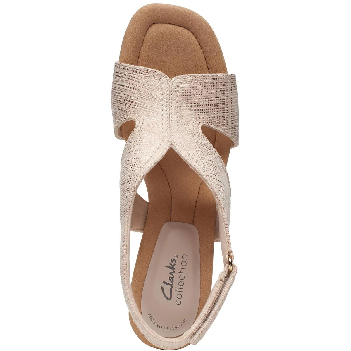 Kyarra Aster Womens Metallic Wedge Wedge Heels