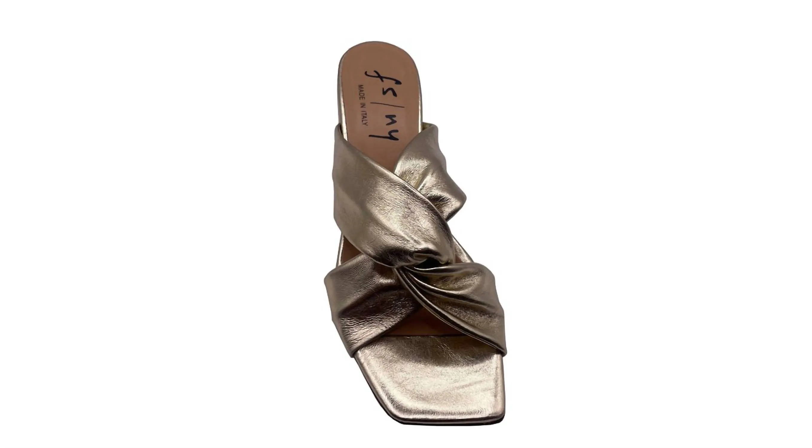 Landon Heeled Shoes In Platino Metallic
