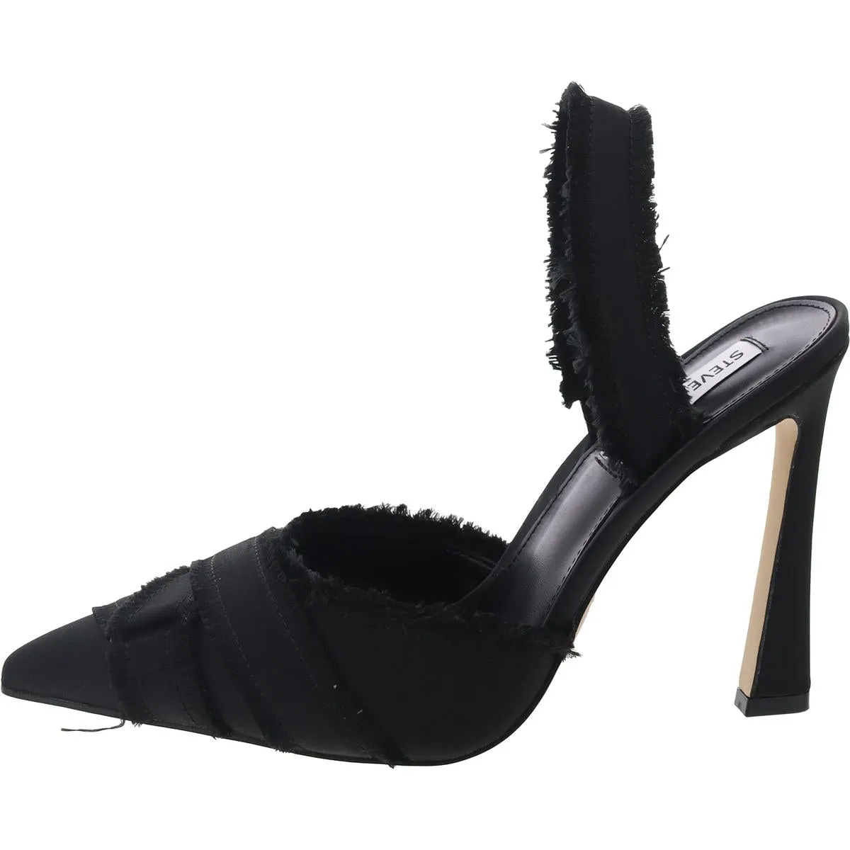 Larysa Womens Adjustable Satin Slingback Heels