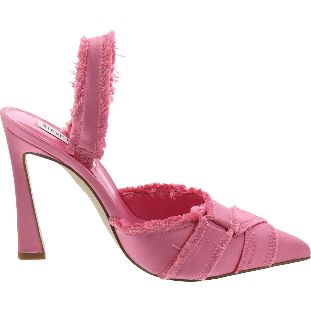 Larysa Womens Adjustable Satin Slingback Heels