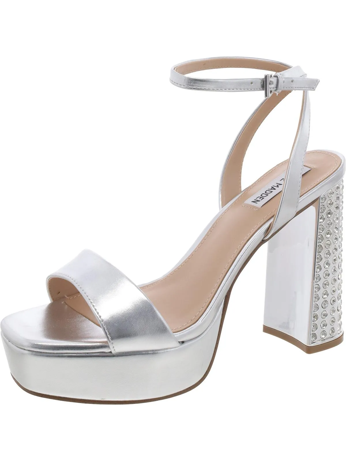 Lasher Womens Metallic Embellished Heels