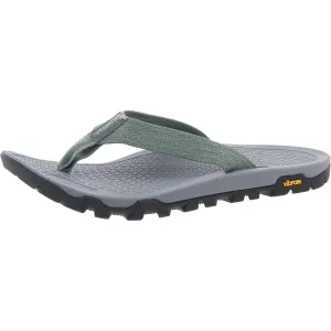 Laurel Womens Padded Insole Woven Flip-Flops