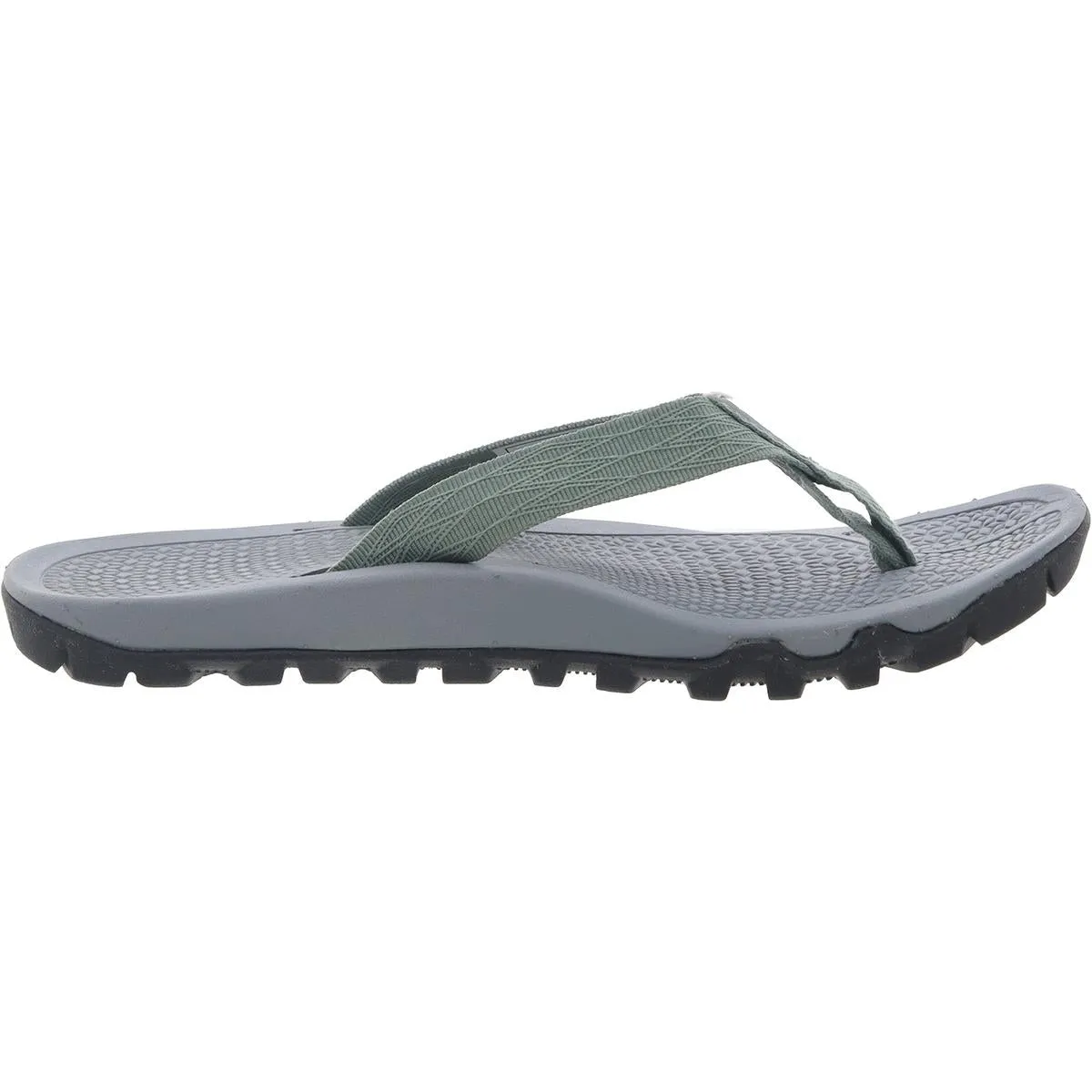 Laurel Womens Padded Insole Woven Flip-Flops