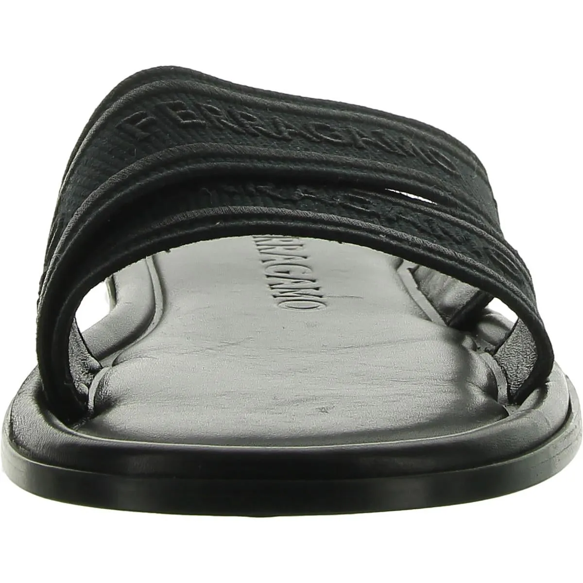 LAURENE LOGO  Womens Round toe Flat sandal Slide Sandals
