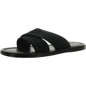 LAURENE LOGO  Womens Round toe Flat sandal Slide Sandals