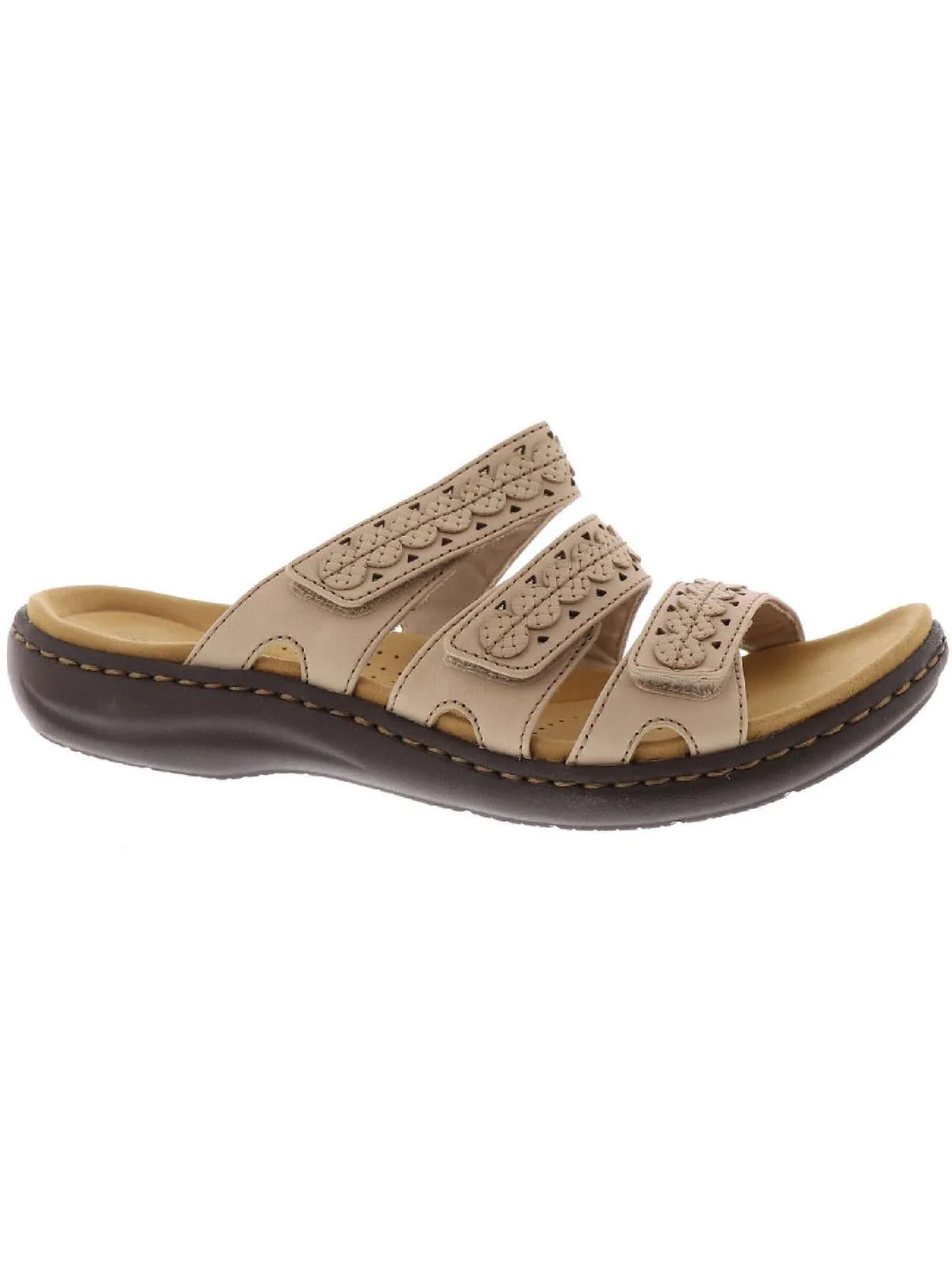 Laurieann Cove Womens Braided Adjustable Slide Sandals